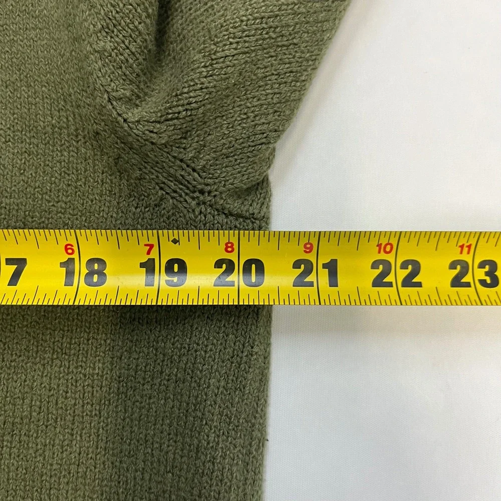 Off-White Sweater Mens Olive Orange Arrows Streetwear Large